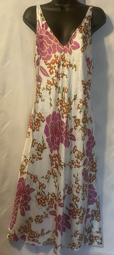 Vintage natori floral satin - floral,