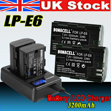 2X LP-E6 LP-E6N Battery OR
