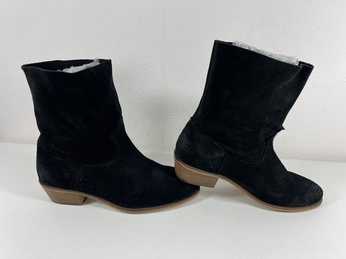 Schuh black suede - suede, leather