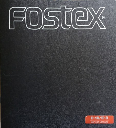 Fostex e 8 tape - fostex, &