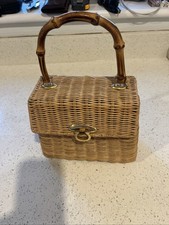 Suzy Smith Wicker Handbag