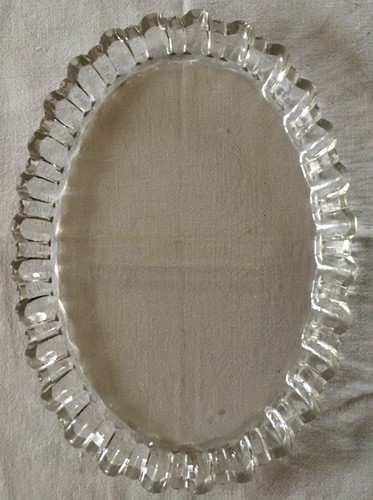 Antique flat baccarat - flat, crystal