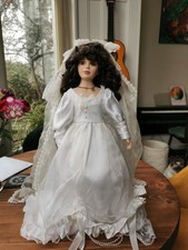Vintage Porcelain Doll Bride