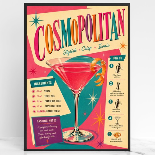 Cosmopolitan cocktail recipe - cocktail,