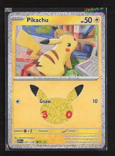 Pikachu holofoil - nm,