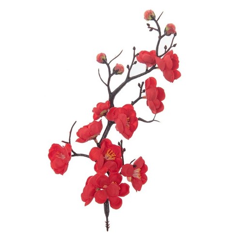 Silk artificial flowers plum - artificial,