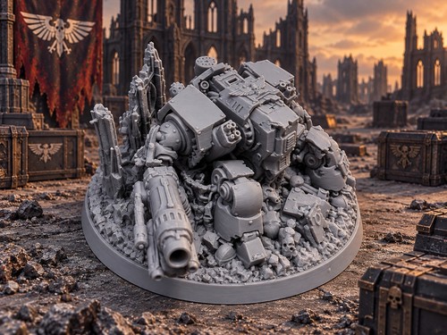 Wreckage terrain printed - wreckage,
