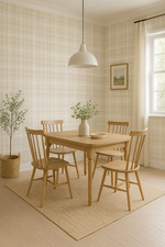 Galerie Cream Green Tartan