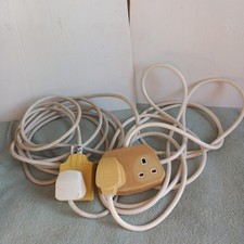 2 Vintage Extension Leads - Masterplug and Duraplug