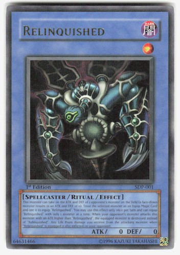 Relinquished ultra rare - relinquished,