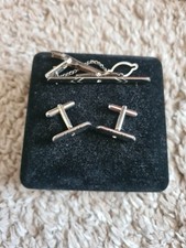 Vintage Cufflinks and Tie Clip