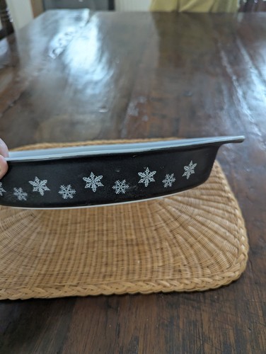 Pyrex vintage black with white - vintage,