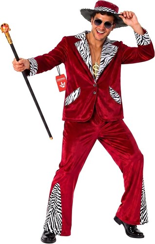 Men burgundy red pimp - men`s,
