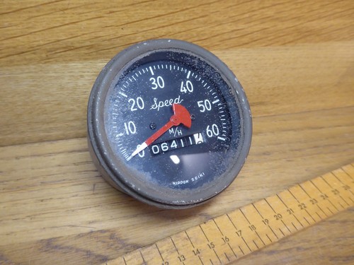 Vintage 60mph speedo marked - vintage,