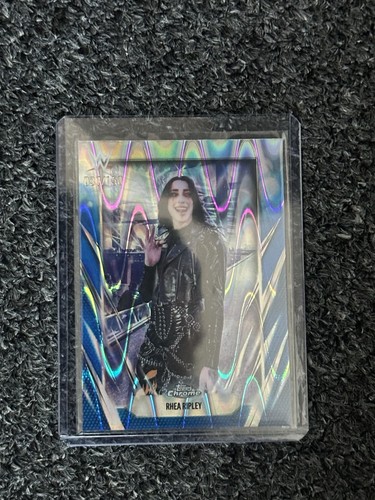 Wwe topps chrome rhea - chrome,