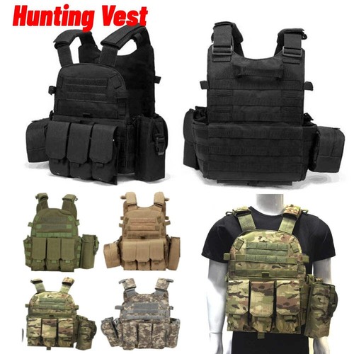 Tactical nylon molle vest - nylon,