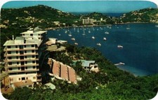 CPM AK Bay of ACAPULCO showing