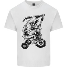 Grim Reaper Trike Bicycle Cycling Gothic Kids T-Shirt Childrens