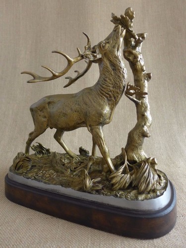 Vintage deer stag metal - deer,