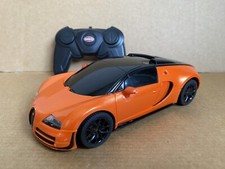 Rastar Bugatti Veyron Grand Sport Vitesse, 1:24 Scale, Radio Control, Orange.