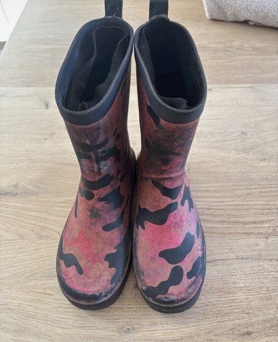 Boys red hype wellies - boys,