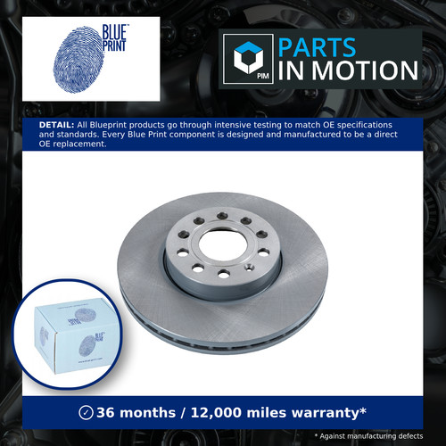 Brake discs pair vented - brake,