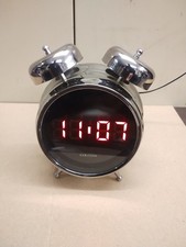 Karlsson Digibell  Retro Alarm Clock, Used. With Power Supply.