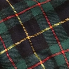 Vintage All Wool MacLeod of Harris Tartan Blanket/Travel Rug