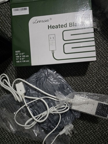 Electric heated throw blanket - heated,