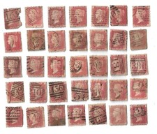 Queen victoria stamp - stamp, 1d