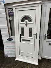 Used White UPVC Door