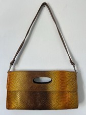 Vintage 90s Jane Shilton clutch bag mock croc retro shoulder handbag #VC @CHU