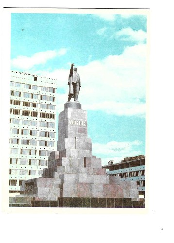 Samarkand lenin statue - -,