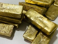 750 Grams Scrap Gold Bar For Gold Recovery Melted Different Computer Coins Pins