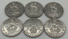 SIX SILVER SHILLINGS. 33grms