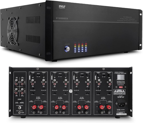 Stereo amplifier with - amplifier,
