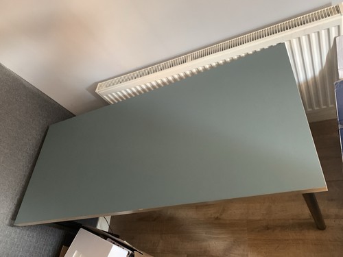 Ikea dark green desk 140x60cm - green,