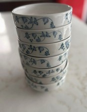 Iden pottery 7 x bowls hand