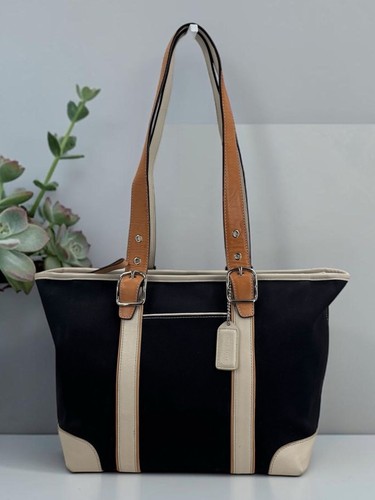 Coach hampton navy - navy, canvas