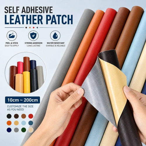 Self adhesive leather repair - adhesive,
