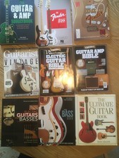 Fender, Gretsch etc. Guitar and Bass books