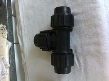 ELYSEE Compression Fittings For HDPE Water Pipe.Size Range 40MX40MX40M Equal Tee