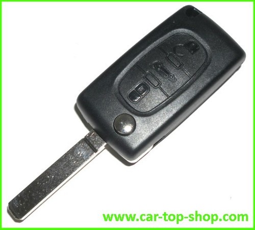 Button flip key - 3, peugeot