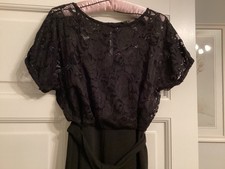 Lovely Lipsy Jumpsuit. Lace top With Cami.size 12 Worn Once. Inside leg 29”