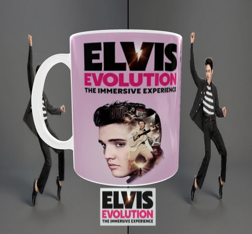 Elvis coffee mug 11oz ceramic - elvis,