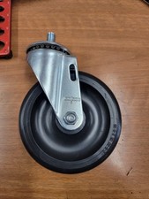 Colson 2.05254.55 5" X 1-1/4" Non-Mark Poly Swivel Caster, No Brake, 1/2-13 Stem