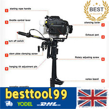 4 Stroke 4 HP Outboard Motor