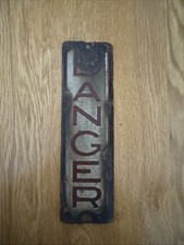 Vintage Danger High Voltage