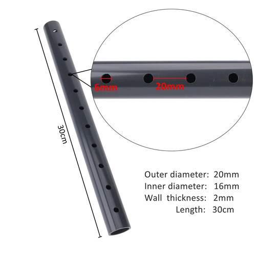 50mm dark gray - dark, pvc
