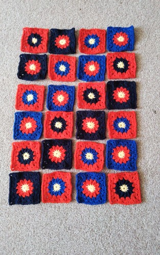 Hand crocheted granny - hand,